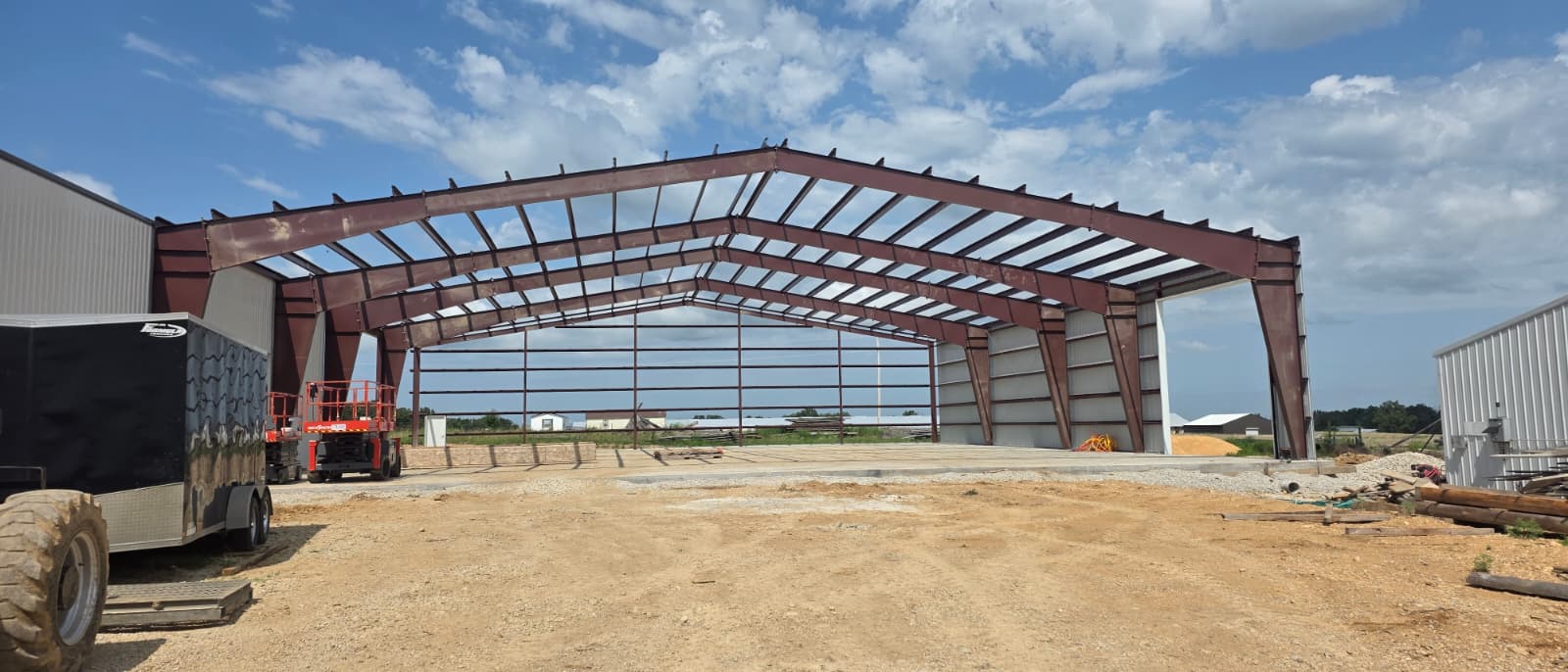 Oakmont wood framing under construction
