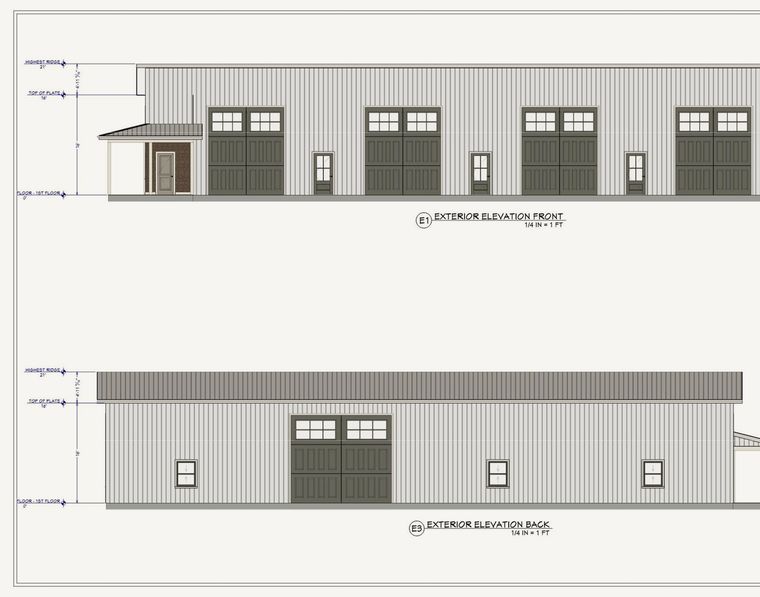 Prairie Shop model plan